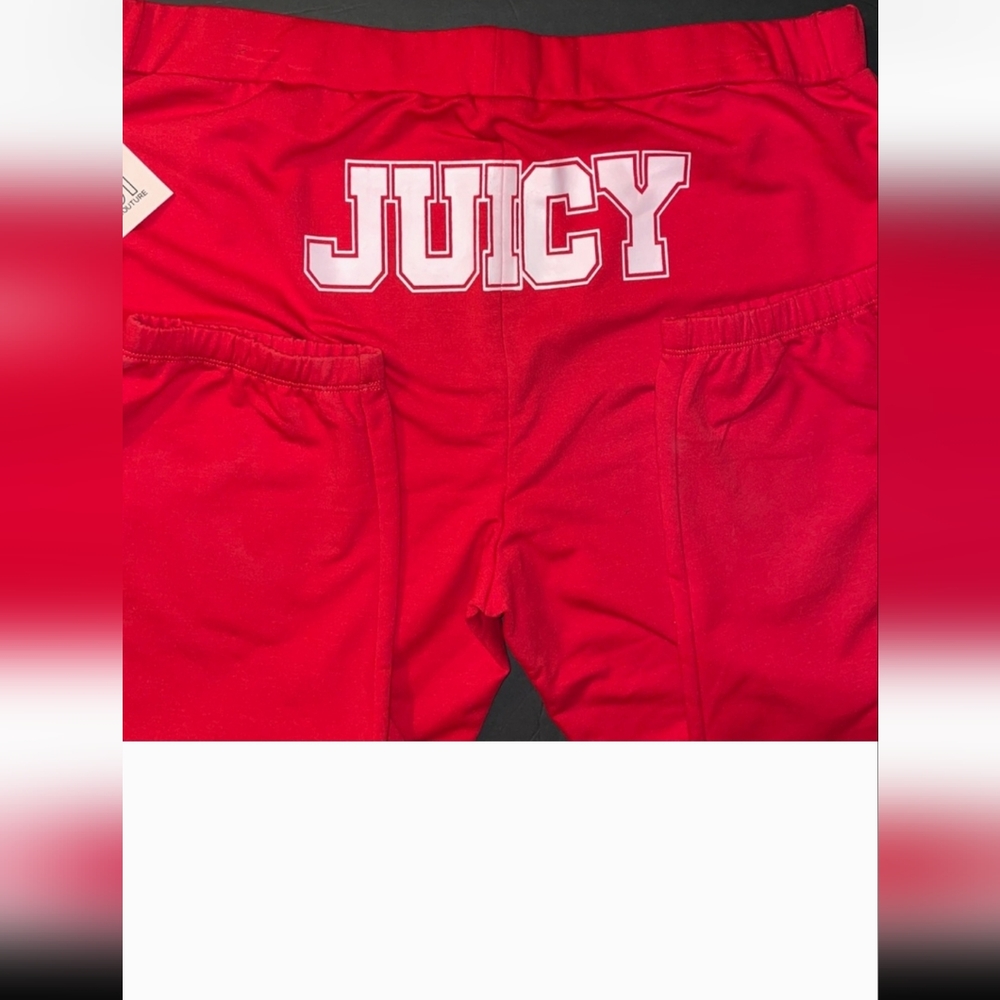 Juicy couture red  logo jogger pant